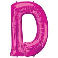 Ballons lettres Amscan Ballon Aluminium Lettre Fuchsia 81 cm