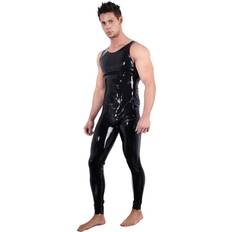 Catsuit latex Late X Catsuit uden Ærmer Mænd Sort XL