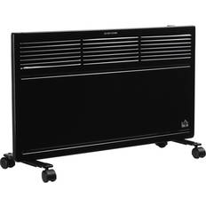 Convector heater Homcom Convector Radiator Heater Wall-mounted with 2 Heat Settings, Thermostat Cut-Off