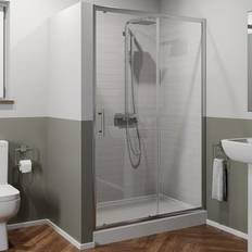 Clear Shower Door Luxura Sliding Shower