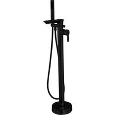 Invena Black, Tall Bathtub Faucet Shower