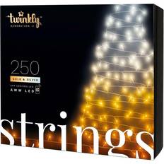 Black Light Strips Twinkly 20m Plug Controlled Christmas Fairy Light Strip