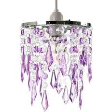 Purple Pendant Lamps Happy Homewares Modern Waterfall Design Shade Pendant Lamp