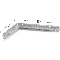 hyldeknægt T-profil galvaniseret 300 550