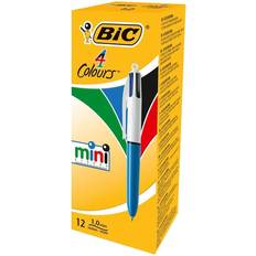 4 colour pen Bic 4 Colours Mini Ballpoint Pens 12 Box