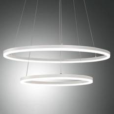 White Pendant Lamps Fabas Luce LED Hängeleuchte Pendant Lamp