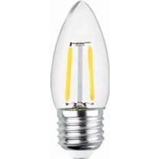 E27 20w pærer Forever Light Kerte LED Filament pære E27 2W (20W) Hvid