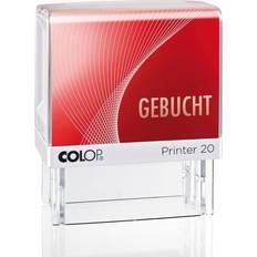 Francobolli Colop 100672 Timbri testuali Rosso 38 x 14 mm (L x A)