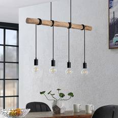 Lindby Kattolamput Lindby Ferris 4 Riippuvalaisin Wood/Black