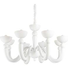 Illuminazioni Ideal Lux Soffitto Bon Bon Sp8 Bianco Lampada a Sospensione