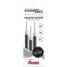 Roller pen refill Pentel Set Roller Refill LR7-3A Black 0.35 mm Pack of 3