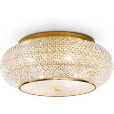 Oro Plafoniere Ideal Lux Contemporanea Pasha Ø 55 cm - Trasparente Plafoniera