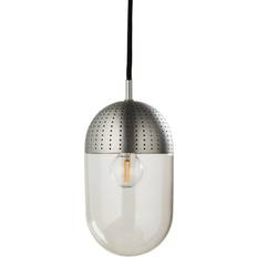 F - Gråa Pendellampor Woud Dot Large Satin/Smoke Pendellampa