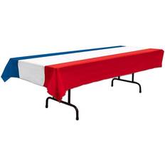 Beistle 57940-RWB Patriotic Tablecover- Pack of 12