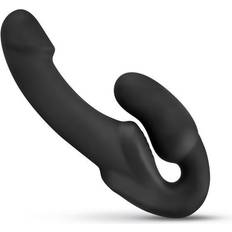 Strapless strapon No-Parts Morgan Strapless Strap-On Dildo Black 22 cm