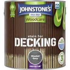 Grey decking paint Johnstone's Johnstones Woodcare Stain For Decking 2.5l Woodstain Shaded Grey 2.5L
