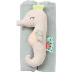 Muslin Swaddling and Rattle Mascot, Horse