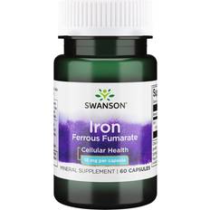 Vitamiinit ja Lisäravinteet Swanson Iron Ferrous Fumarate 60 pcs