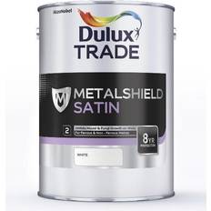 Dulux Trade Black Paint Dulux Trade Metalshield Satin Finish Black, White