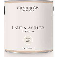 Gr�å - Väggfärger Målarfärg Laura Ashley Matt Emulsion Väggfärg Vit, Grå 2.5L