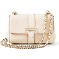 Aspinal of London Ladies Leather Cream Micro Lottie Bag