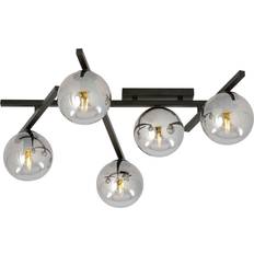 Scandinavian Choice Pendellampor Scandinavian Choice Taklampa Smart, svart/grafik, 5 Pendellampa