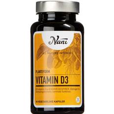 Nani Vitaminer & Kosttilskud Nani VITAMIN D3 PLANTEFORM 90 stk