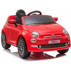 Injusa Vehículos Eléctricos Injusa Coche Eléctrico para Niños Fiat 500 Rojo Radiocontrol