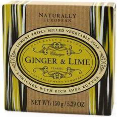 The Somerset Toiletry Co Naturally european ginger og lime triple milled sæbebar