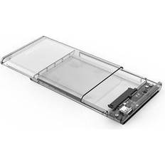 2.5 ssd enclosure Orico 2.5" HDD/SSD enclosure, USB 3.2, 10GBPS, clear