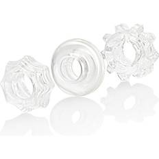 Transparent Penisringe CalExotics REVERSIBLE RING SET CLEAR