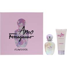 Ferragamo Dam Gåvoboxar Ferragamo Amo Ferragamo Flowerful Gift Set EdT 50ml + Body Lotion 100ml