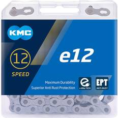 KMC Cadena E12 EPT 12V 130 Eslabones E-Bike - Black