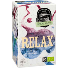 Sin gluten Tés Royal Green Relax Te Eko 16 påsar