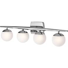 Kichler LED-badrumsvägglampa Jasper, 4 Väggarmatur
