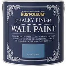 Rust-Oleum Blue - Wall Paints Rust-Oleum Chalky Cornflower Wall Paint Blue 2.5L