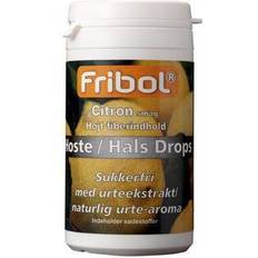 Fribol Citron Halsdrops Sukkerfri Hostebolcher 60 stk