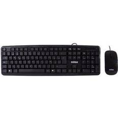 N Usb Combo Mouse Keyboard Black