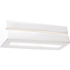 Iluminación Interior Apliques de pared Sollux Vega Line Lámpara De Cerámica Bombilla Reemplazable E27, 1 x 60 W Blanco Aplique de pared