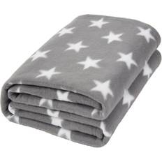 Argento Coperte Stars, Stars Blankets Silver, White, Blue, Grey