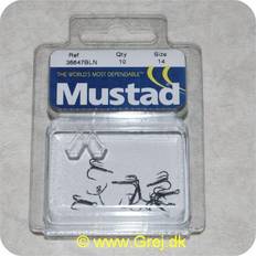 Fiskegrej Mustad 35647BLN Trekrog. Size 14