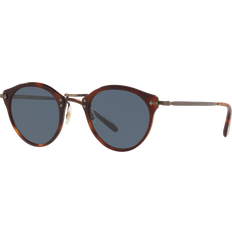 Oliver Peoples Women Sunglasses Oliver Peoples Unisex OP-505 5184S 1007R5 Dark Mahogany Bronze Blue