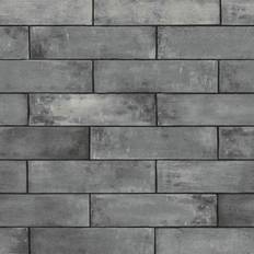 D-C-Fix Grey Tile Brick 3D Effect Wallpaper Bathroom Kitchen Vinyl