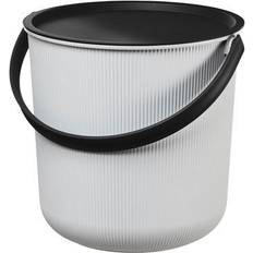 Plast Team Akita återvunnen förvaringshink 53 l grå/svart 59020600