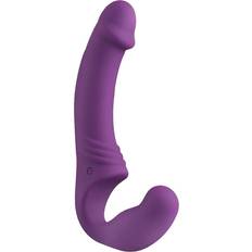 Strapless strapon Easytoys Strapless Strap-On Vibrator Purple