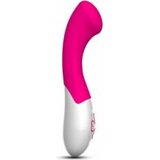 Leten Dildos Leten Nico, 17 cm rot weiß