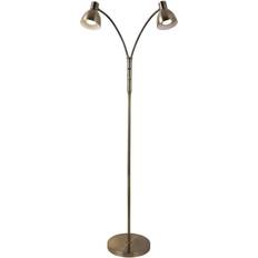 2 armad golvlampa Halo Design Hudson 2 Antique Golvlampa