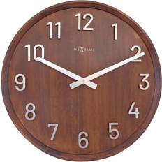 Nextime Precious 3284BR - Brun/Sølv Wall Clock 50cm