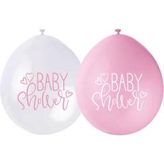 Unique Party Baby shower balloner 10 stk. Lyserøde og hvide
