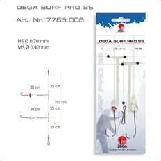 Surfcasting Jenzi Surfcasting-Rig DEGA-SURF Pro 26 Forfang